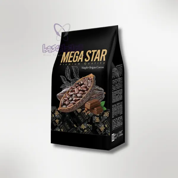 شکلات تلخ 96 درصد مگا استار 300گرمی